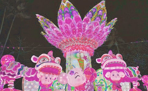 第一次做花燈作文