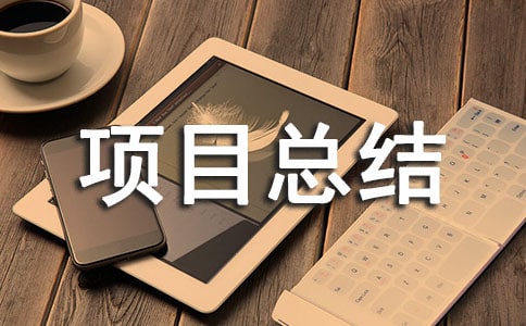項目總結(jié)范文(精選7篇)